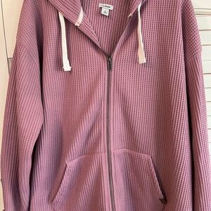 LL Bean Waffle Zip Hoodie